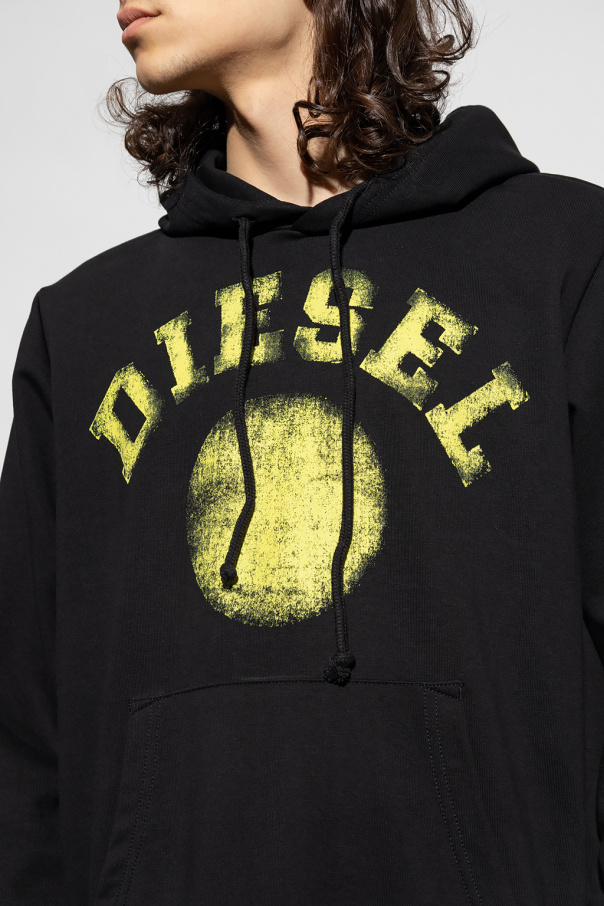 Black 'S - K30' hoodie Diesel - izzue embroidered-logo T-shirt